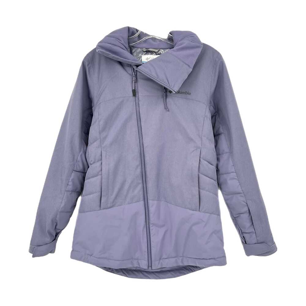 Columbia Purple Faux Fur Trim Hooded Jacket | Classic Style